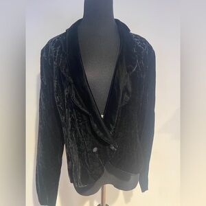 Vintage Scott McClintock Black Velvet Blazer